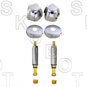 Michigan Brass*/ Wolverine Brass* 2 Valve Tub &amp; Shower Rebuild Kit