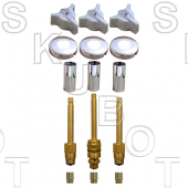 Milwaukee Faucets* 3 Valve Tub &amp; Shower Rebuild Kit