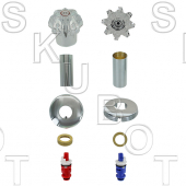Milwaukee Faucets* Washerless 2 Valve Tub &amp; Shower Rebuild Kit
