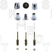 Replacement Price Pfister* 3 Valve Tub &amp; Shower Rebuild Kit