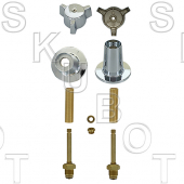 Royal Brass* 2 Valve Tub &amp; Shower Rebuild Kit W/ 1 Piece Trim