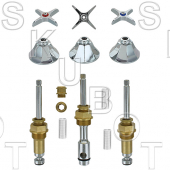 Royal Brass* 3 Valve Tub &amp; Shower Rebuild Kit W/ Old Style Trim