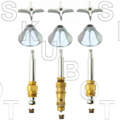 Savoy Brass* Repair Kit 3 Valve w/Cross Handles