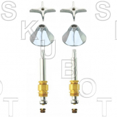 Replacement Savoy Brass* Repair Kit 2 Valve w/Cross Handles