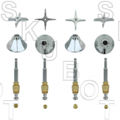 Replacement Savoy Brass* Repair Kit 4 Valve w/Cross Handles