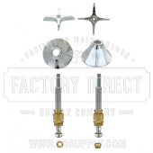 Replacement Savoy Brass* Repair Kit 2 Valve w/Cross Handles