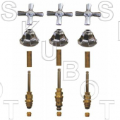 Sterling* Long #322 Stem 3 Valve Repair Kit W/ Cross Handles