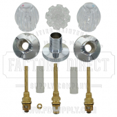 Replacement Sterling* Ceramic Disc Tub &amp; Shower Rebuild Kit 3 Va