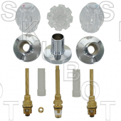 Replacement Sterling* Ceramic Disc Tub &amp; Shower Rebuild Kit 3 Va