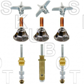 Wolverine Brass* Old Style Tub Rebuild Kit 3 Valve