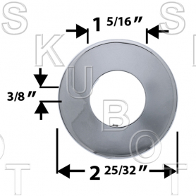 Replacement for Am Standard* Heritage* Div Escutcheon 2.75