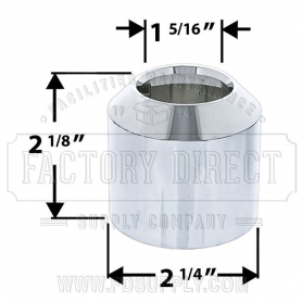 Replacement for Am Std* Aquarian* High Flow Tub &amp; Shower Esc Sle