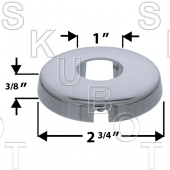 Replacement for Eljer*, IB, Speakman*, &amp; SF Escutcheon Flange