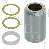 Mixet* Replacement Bonnet Sleeve -Chrome