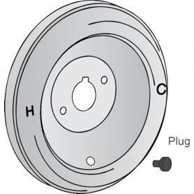 Moen* Moentrol* Replacement Escutcheon -Chrome Finish