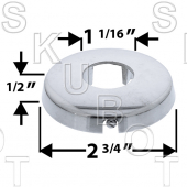 Replacement for Savoy Brass* Escutcheon Flange