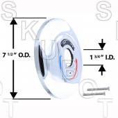 Replacement for Symmons* Safetymix* Escutcheon