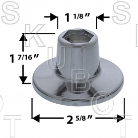 Replacement for Union Brass* Tub Escutcheon