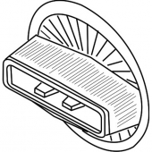 Powers* Crystal Handle Used in 400 Series Models 2 - 6