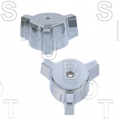 Royal Brass* Replacement Plated Canopy Handles -Pair -CP