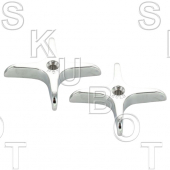 Eljer*/Dick Br/ Royal Brass* Replacement Cross Handles -Pair