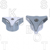 Union Brass* Replacement Tub Handles - Pair Hot &amp; Cold