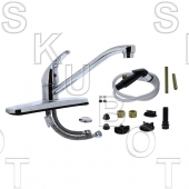 Single Handle Kitchen Faucet with Spray
