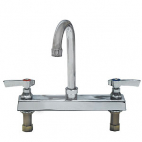 CHG Top Line 8&quot; Ctrs Deck Mt 2 Hdl Faucet W/Goosenck K11-8000