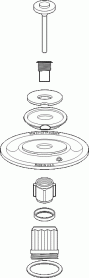 DELANY*  F141AU* FLUSHBOY* 1.5 GPF URINAL DROP-IN KIT