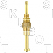 Phylrich* Wdsprd Lav Replacement Stem -LH Cold -Pol Brass