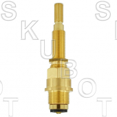 Sign of the Crab* Hot or Cold Replacement Stem -Pol Brass