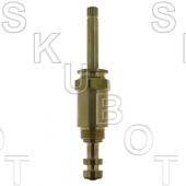 Wolverine Brass* Replacement Stem - RH Hot or Cold -Rare