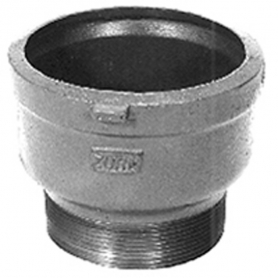 Zurn Z1030-3 Hub Adapter, Pipe Size-3 inch D.C.C.I. Body