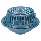 Zurn ZRB100-3NL-U1<br> 15In Dia Roof Drain w/ Brz Dome-51+ USA