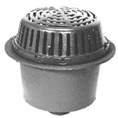 Zurn ZC104-6NH-C-R<br> 15In Dia Deep Sump Roof Drain w/ CI Dome