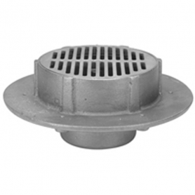 Zurn Z1731-4IP<br> Floor Drain Medium Depth 4&quot; Threaded