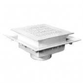 Zurn Z1926-4IC-1<br> 16InSq X 12In CI A.R.C. Floor Sink l/ Grate