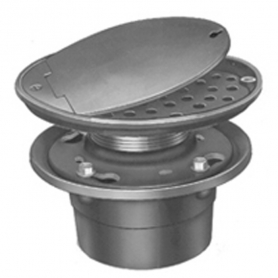 Zurn ZN315-3IC-HL<br> 10In Rd Vandal Proof Access Drain