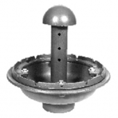 Zurn ZN349-2NH Terrace Planting Area Drain w Polished Nickel Top