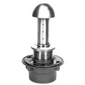 Zurn ZN350-2NL Terrace Planting Area Drain w Polished Nickel Top