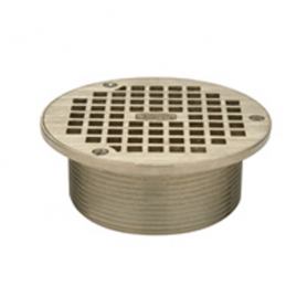 Zurn ZN400-8B-USA<br> 8In Rd Adj Polished Nickel Strainer