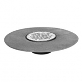 Zurn ZN400-5BL 5In Rd Adj Polished Nickel Strainer w/ Dex-O-Tex