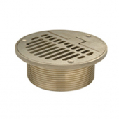 Zurn ZN400-8C<br> 8In Rd Adj Polished Nickel Hinged Strainer