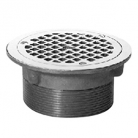 Zurn ZN400-6H<br> 6In Rd Polished Nickel Adj Strainer