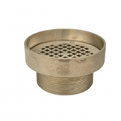 Zurn ZN400-9I 9In Rd Adj Polished Nickel Strainer w/ Raised Lip