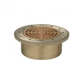 Zurn ZN400-5M<br> 5In Rd Adj Polished Nickel Strainer