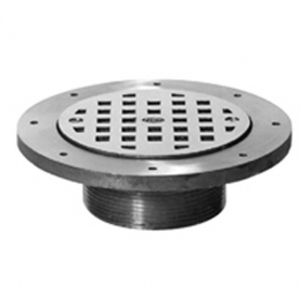 Zurn ZB400-7O (MTO) 7In Adj Polishe Bronze Raised Grate Strainer