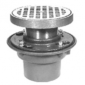 Zurn Z415-2NL-7N-P Cast Iron Floor Drain Loose Set Deep Flangned