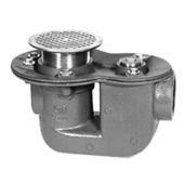 Zurn Z455-2 Trap Drain w Floor Ceanout &Type "B" Strainer 2in