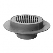 Zurn Z503-4IC-GG 15In Dia Heavy Duty Area Drain-Galvanized Grate